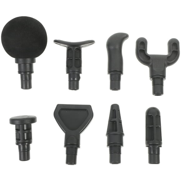 1set Fitness Massager Head Creative Massage Adaptador Fascia Massager Head Black