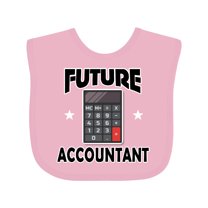 Inktastic Accounting Future Accountant Baby Boys or Girls Baby Bib
