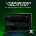 thumbnail image 4 of Razer Freyja HD Haptic Coussin de Chaise de Jeu : Haptique Multidirectionnelle - Personnalisation de l'Égaliseur Haptique via Synapse - HyperSpeed Sans Fil et Bluetooth - Sangle Ajustable pour Ajustement Universel, 4 of 10