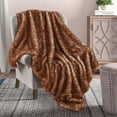 thumbnail image 2 of Luxury Faux Fur Throw Blanket Super Soft Lightweight Couch Sofa and Bed Blanket, 2 of 36