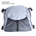 thumbnail image 4 of Kayak Chair Back Bag with Kayaking Rowing Reflective Stripe Canoe Water Sports Storage Bags Oxford Cloth Paddle Board Pouch Surfing Canoeing Gray, 4 of 7