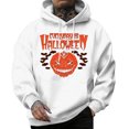 thumbnail image 2 of Halloween Hoodies for Men 2025 Casual Loose Halloween Graphic Hooded Sweatshirt with Pockets Pullover Tops, 2 of 5