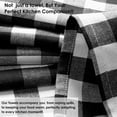 thumbnail image 3 of HEIRLOOM COMFORT Gingham Check Kitchen Towels 12 Pack, 18"x26", 100% Cotton, Super Absorbent & Quick Dry, Durable Dish Towel for Drying Dishes, Machine Washable, Everyday Use - Black, White, 3 of 6