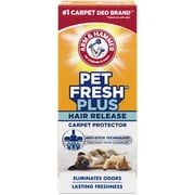 ARM & HAMMER Pet Fresh Plus Hair Release Carpet Protector, Odor Eliminating Carpet Powder, 42.6 oz