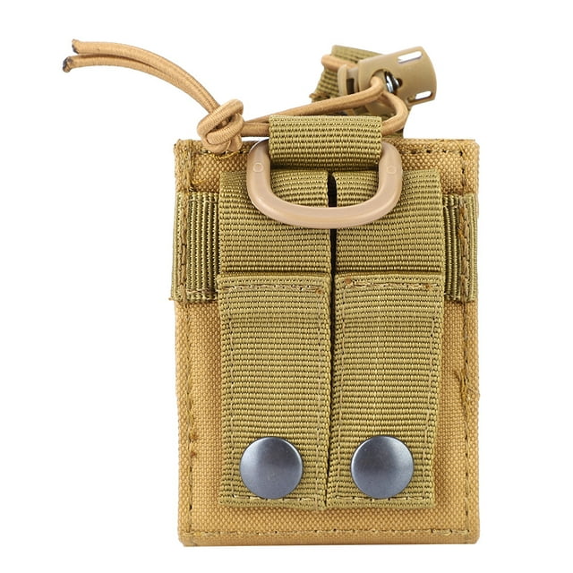 Support Réglable et Sécurisé, Sac de Talkie-Walkie Militaire Portable en Tissu Oxford pour Sports Extérieurs