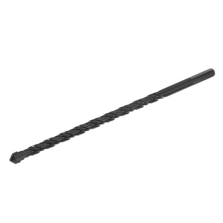 

Uxcell Masonry Drill Bit Carbide Tip Spiral Rotary Tool 10mm Cutting Dia (Black)