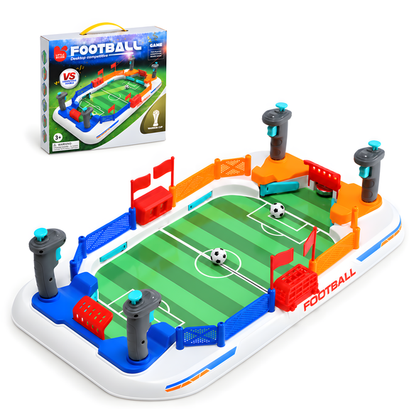 Tabletop Soccer Battle Game for Kids Ages 3 , Interactive Two-Player Football Catapult Game with Mini Soccer Balls, Family Party Board Game