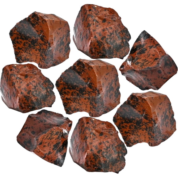 Mahogany Obsidian Raw Crystals and Healing Stones (1 lb)