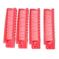 thumbnail image 1 of EeaseCA 4pcs Foldable Hair Comb Portable Plastic Comb for Home Travel Outdoor (Random Color), 1 of 7
