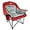 Red/Gray, variant on Oversized Folding Camping Chair - Portable and Comfortable, 400 lbs. Weight Capacity - Perfect for Camping and Outdoor Activities