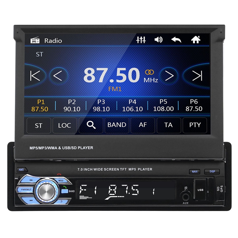 AIHOME 7" Car Car MP5 Player Stereo RDS AM FM Radio GPS Navigation
