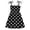 Black, variant on Nwiuh Toddler Baby Girls Summer Dress, Short Puff Sleeve Cotton Sundress Blue Striped Floral Embroidery Prince Dresses Beige for Size 12-18 Months