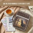 thumbnail image 3 of Pzuqiu Cross Horse Bible Carrying Case for Women Bible Study Supplies Quilted Scripture Case Church Bag Protective Large Bibles Bag with Pockets Vintage Tote Bags for Book Lovers, 3 of 7