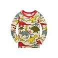 thumbnail image 3 of MEZZALL Dinosaur Pajama Set For Boys Girls Toddler Kids Long Sleeve Sleepwear Soft Two Piece Outfits With Cute Cartoon Print Comfortable Loungewear For Daily Wear Lovely Clothing, 3 of 7
