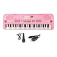 thumbnail image 4 of Teclado de Piano para niños juguete de educación temprana teclado de música portátil Pianos de juguete para regalos niños y niñas vacaciones Rosa, 4 of 9