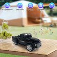 thumbnail image 5 of Bluetooth Speaker 1953 Hot Rod Pickup Truck Replica FM Radio LED AUX USB Rechargeable Audio Black, 5 of 10