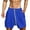 Blue, variant on IROINNID Men's Athletic Shorts,Summer Favorite Cotton Jersey Shorts, Pull-On Knit Shorts with Pockets, Knit Gym Shorts, 7.5" Inseam