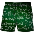 thumbnail image 1 of 2024 Été Short Homme Formule Mathématique Imprimée 3D Maillot de Bain Décontracté Séchage Rapide Élastique Short de Plage Homme, 1 of 5