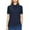 Navy1, variant on Dagugfen T Shirts for Women Collared Neck Short Sleeve Work Wear Quick Drying Golf Shirts S-5XL