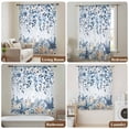 thumbnail image 6 of Blue Coastal Starfish Sheer Curtains 72 Inches Long, Beach Nautical Shell Eucalyptus Ocean Light Filering Curtains, Breathable Simi Curtain Privacy Drapes for Living Room Bedroom Window Treatment, 6 of 9