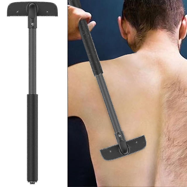 Expérience de Rasage Fluide, Rentable, Hygiénique et Plus Rapide, Plus Sécuritaire, Rasage Plus Lisse, Poignée Ergonomique pour le Dos et les Jambes, Hommes Femmes, Rangement Compact