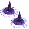 thumbnail image 1 of 2 piezas de sombrero de mago para el cabello, sombrero de mago para disfraces de Halloween, 1 of 5