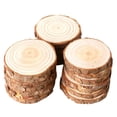 thumbnail image 4 of Rodajas de Madera Sin Acabado Discos Redondos de Pino Decoración Manualidades DIY 20Pack, 4 of 9