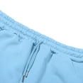 thumbnail image 6 of Mens Loose Fit Sweatpants Baggy Wide Leg Pants Athletic Joggers Drawstring Waist Casual Comfort with Pockets 2026 Sky Blue 2XL, 6 of 9