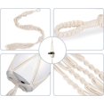 thumbnail image 2 of Colgador de plantas de macramé de estilo bohemio, material ecológico de algodón natural de alta calidad, adecuado para macetas cuadradas redondas, uso en interiores y exteriores, diseño vintage, gran, 2 of 6