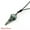 Green, variant on EOEMY Crow Head Bird Skull Hand Pendant Natural Crystal Necklace Quartz Stone Carving-1Pc (Random Pick)-Tiger Eye