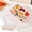 Beige, variant on Wheat Straw 6 Compartment Lunch Box with Lid - Bento Snack Container for Meal Prep Fruit Vegetables and Dry Food - Plastic Portion Control Box for Home Office Picnic and Travel 24x17.5x5.5cm 1 Pack