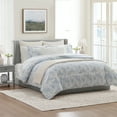thumbnail image 6 of My Texas House Floral 11-Piece Comforter Set with Sheets, Blue, Queen, 6 of 17