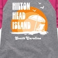 thumbnail image 3 of Instant Message - Hilton Head Island - Toddler & Youth Girls Raglan Graphic T-Shirt, 3 of 5