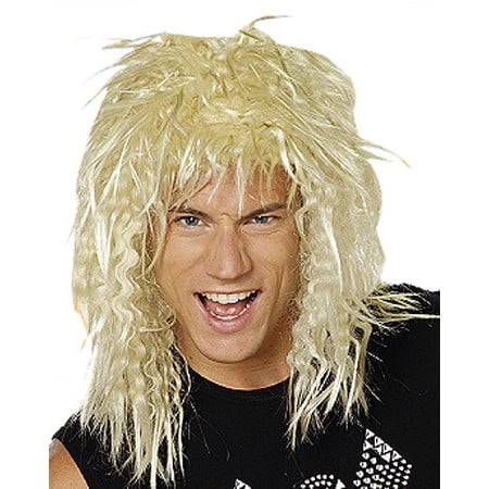 Blonde 80's Hair Band Wig