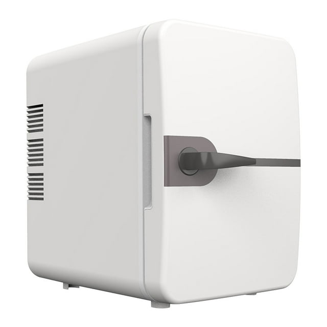 Dvruxg Réfrigérateur de Voiture Compact 6 L - Mini-Frigo Portable Chaud et Froid pour Aliments, Boissons et Produits de Beauté - Design Élégant avec Porte Réversible, Fonctionnement Silencieux et Option à Double Tension