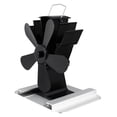 thumbnail image 3 of SHOWERORO Heating Fan Stove Fan Black Improved Air Circulation Winter Use 1Pcs, 3 of 7