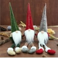 thumbnail image 5 of Christmas Gnome Decoration – Green Hat Long Leg Plush Santa Elf Doll for Table, Shelf & Tree Décor, 5 of 5