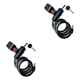 thumbnail image 2 of Eigraketly Cerradura de seguridad Cerradura de bicicleta antirrobo de acero inoxidable Bucle de seguridad portátil universal 2Conjunto, 2 of 6