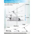 thumbnail image 3 of Soporte para portátil, soporte ajustable de aluminio para portátil, compatible con MacBook Air/Pro, Dell XPS, HP, Lenovo y más portátiles de 10 a 15,6 pulgadas, 3 of 5