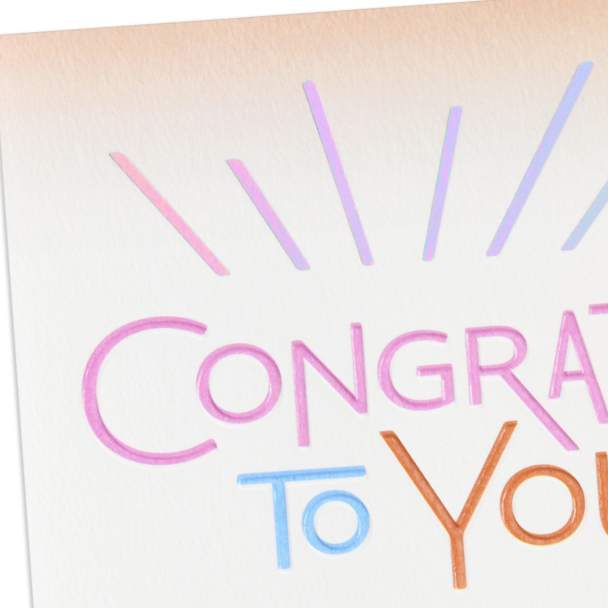 Hallmark Congratulations Card (You Deserve This Happiness)