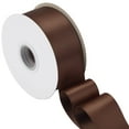 thumbnail image 1 of Joycrosso Brown Ribbon 2 Inch Wide Thick Fabric Ribbon, 50 Yards Double Faced Satin for Gift Wrapping Floral Bouquets Wedding Party Decoration, 1 of 7