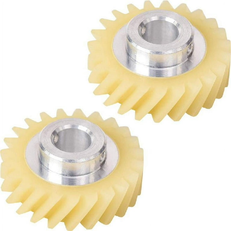 2-Pack W10112253 Mixer Worm Gear Replacement for KitchenAid KSM5 Mixer -  Compatible with WPW10112253 Worm Gear - UpStart Components Brand