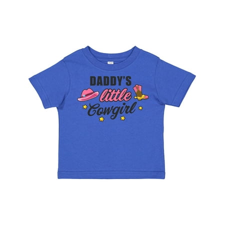 

Inktastic Daddys Little Cowgirl with Cowgirl Hat and Boots Girls Toddler T-Shirt