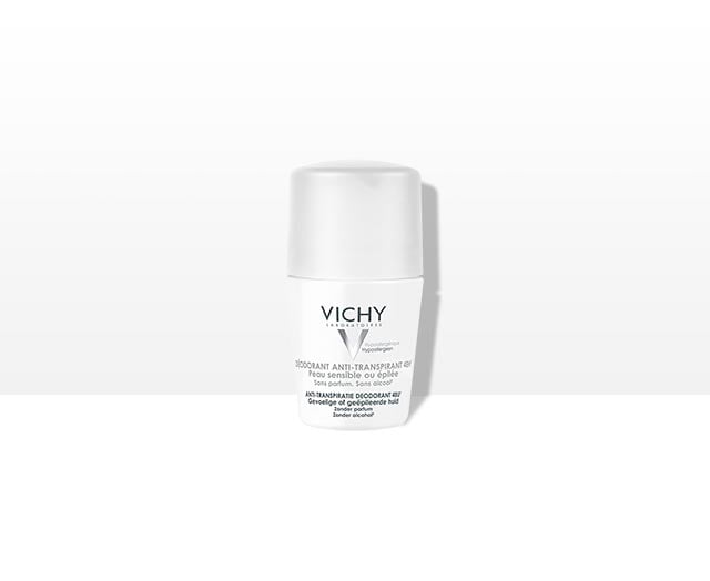 Vichy Laboratories 48 Hour Soothing Anti-Perspirant Deodorant for Women Deodorant Roll-On, 1.69 Oz