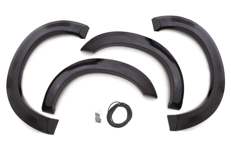 4-Piece Black Paintable Fender Flares For 2011-2016 Ford F-250/F-350 Super Duty – Extended Coverage