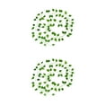 thumbnail image 3 of Billuyoard Guirnalda de plantas artificiales para sala de estar, dormitorio, oficina, Hotel, restaurante, vid falsa, adorno de navideña, 2 tipo 3 2Conjunto, 3 of 6