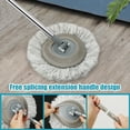 thumbnail image 2 of MesaSe Microfibre Floor Mops with 4 Removable Rods and 4 Mop Pads Washable Wall Mops Set Wet Reusable  Dry Dust Mop, 2 of 7