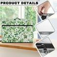 thumbnail image 6 of SEANATIVE Flower Leaves Sewing Machine Cover Dust Cover with Pocket Aesthetic Sewing Machine Protection Cover for Most Sewing Machine Decor Accessorie, 6 of 7