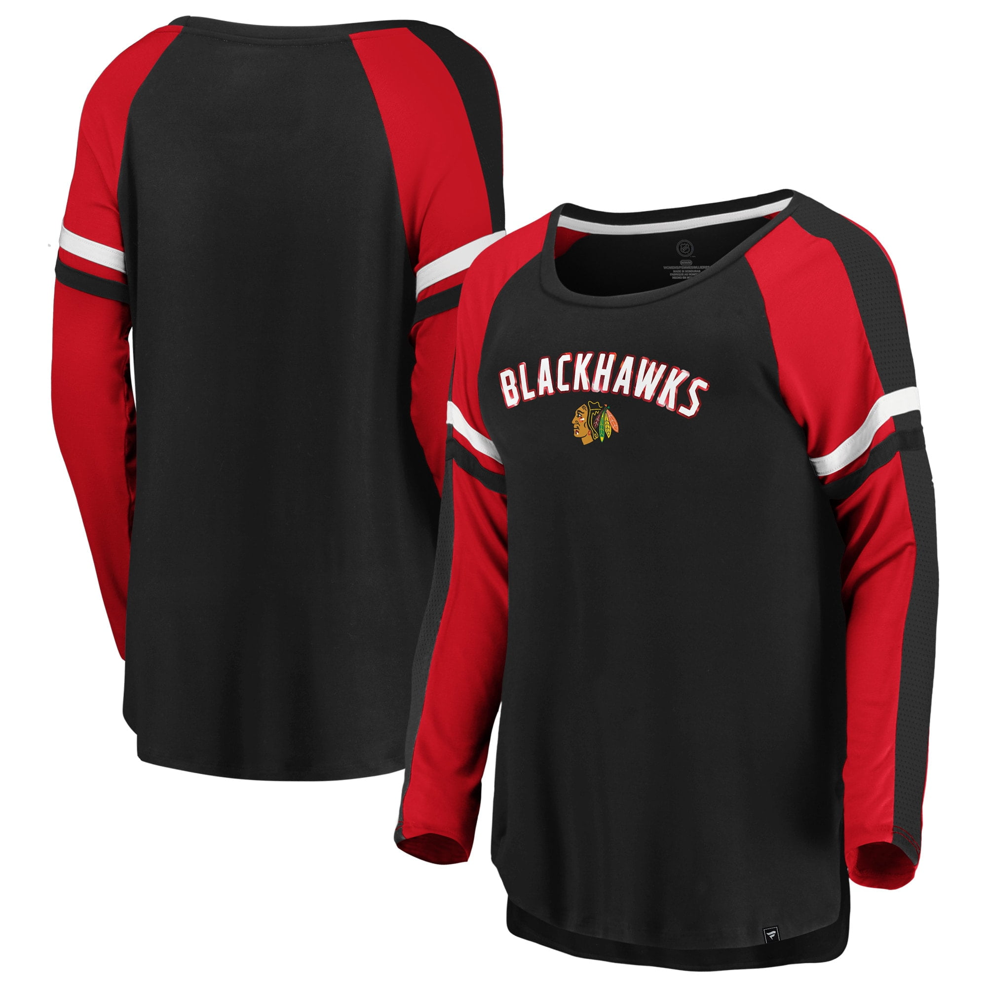 women's blackhawks jersey black