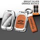 thumbnail image 3 of Funda de cuero para llave de coche, funda para mando a distancia para Chevrolet Silverado GMC Sierra 1500 2500HD 3500HD Terrain Acadia 2020 2021 2022, 3 of 5
